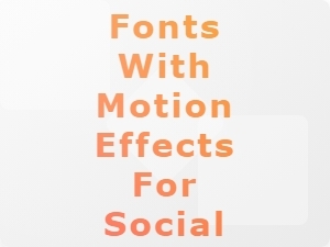 Bold Cartoon Fonts with Dynamic Motion for Social Media