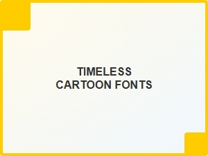 Retro Cartoon Fonts From 1980s Saturday Morning Vibes