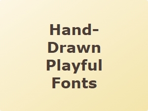 Hand-Drawn Playful Fonts for Animated Storybook Titles
